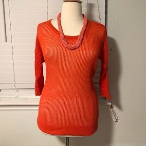 Orange Torrid sweater! Sz 1x NWT